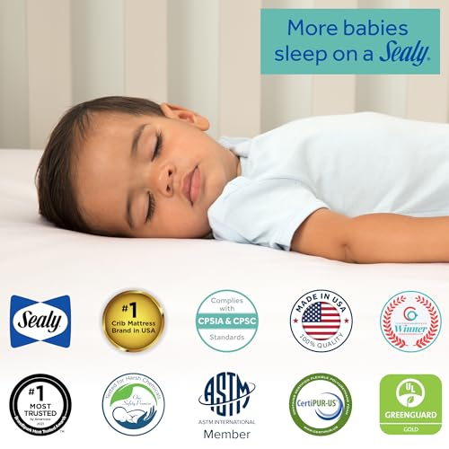 White 2 Stage Waterproof Crib Mattress A592