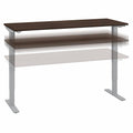 Electric Height Adjustable Standing Desk in Black Walnut G872