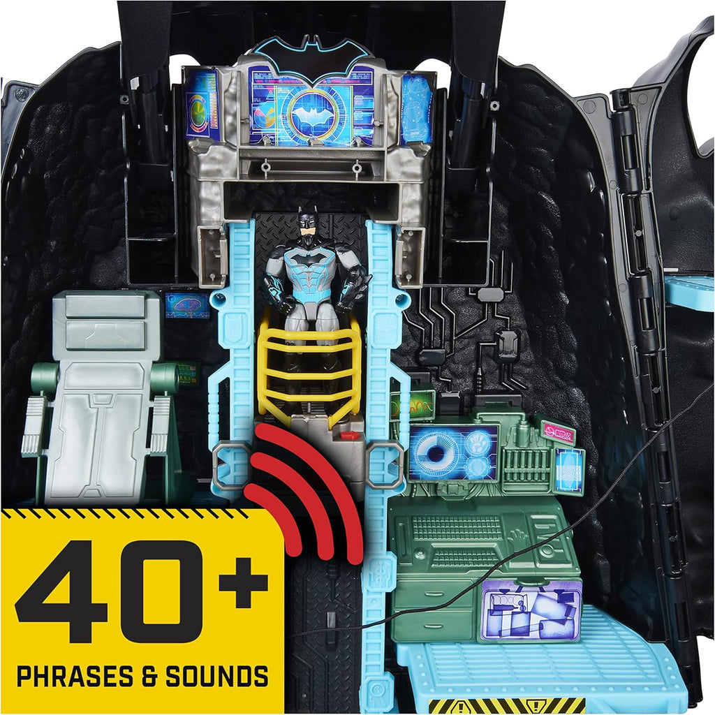 Batman Bat-Tech Batcave Giant Transforming Playset with 4” Batman Figure U6097