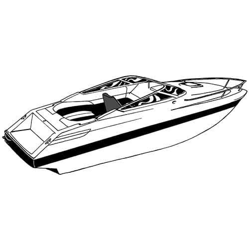 Styled-to-Fit Boat Cover for V-Hull V6046