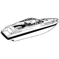 Styled-to-Fit Boat Cover for V-Hull V6046