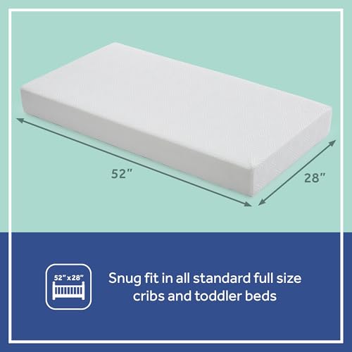 White 2 Stage Waterproof Crib Mattress A592