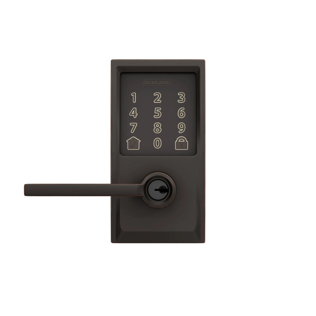 Chrome Electronic Keypad Door Lever O28836