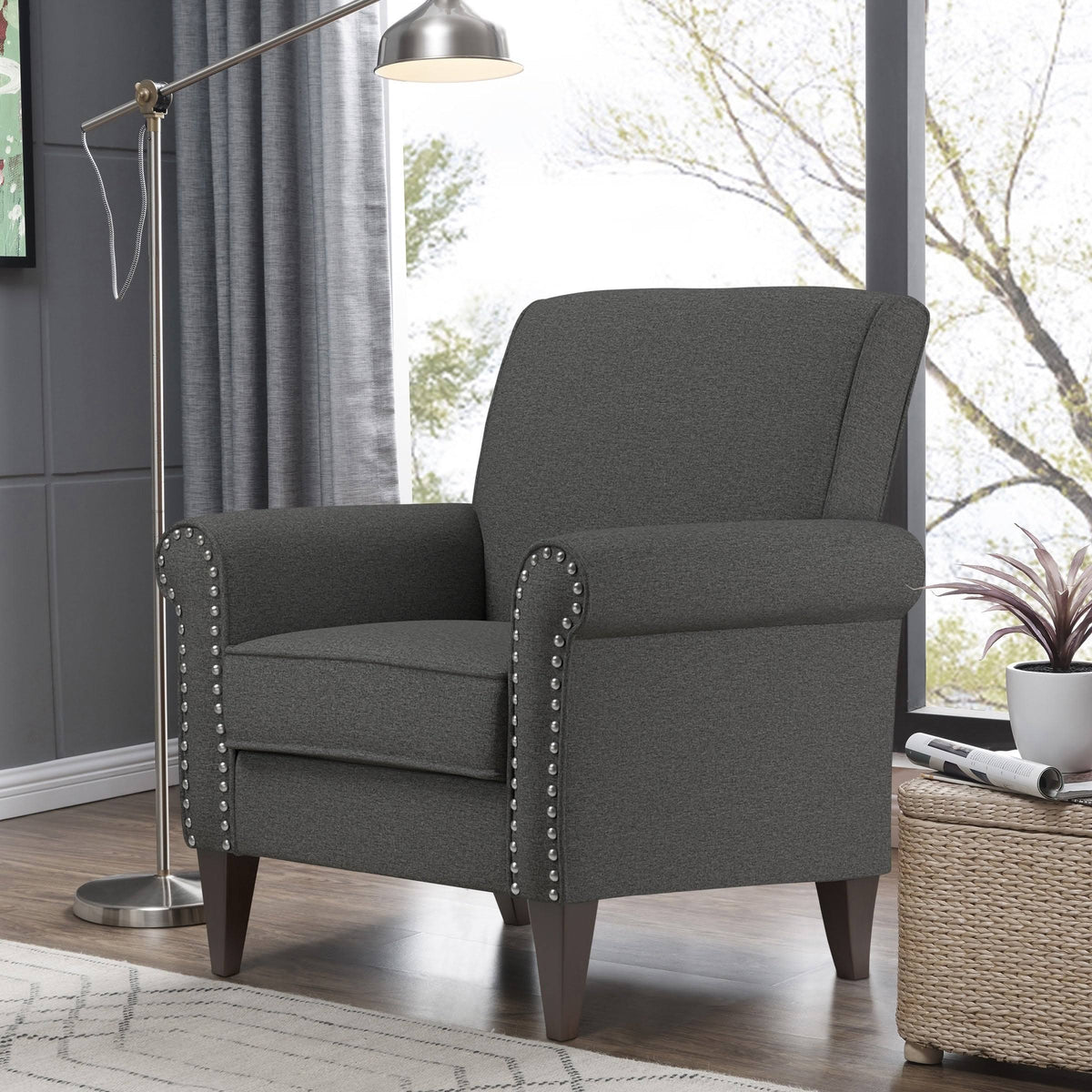 Grey Arm Chair O85593