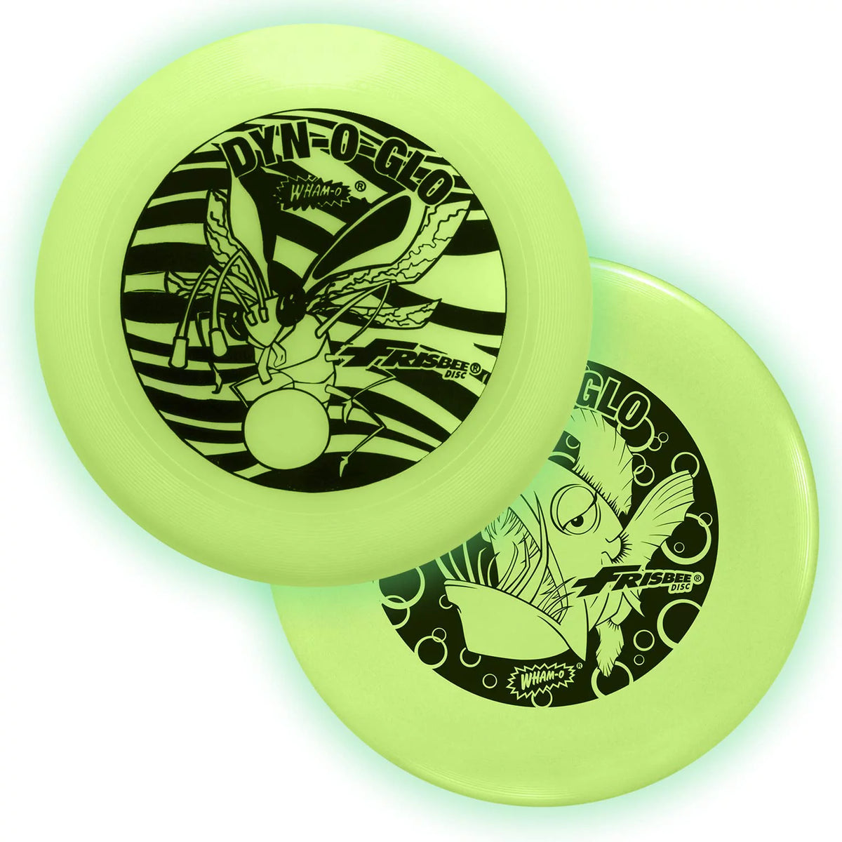 2 Pack 130g Glow in the Dark Flying Disc Q30672