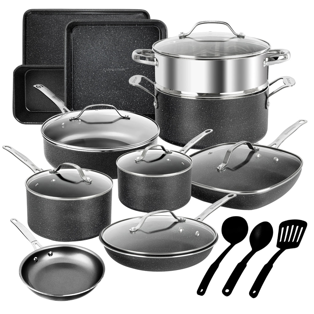 20 Piece Nonstick Blue Cookware Bakeware Set J312919