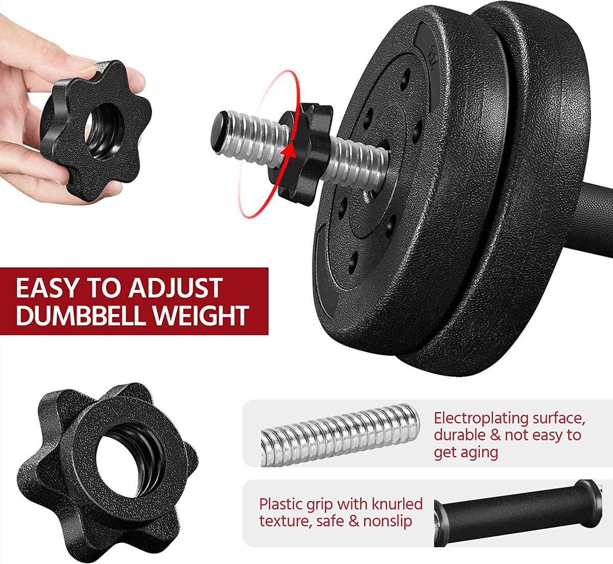Adjustable Dumbbell Weight Set B828916