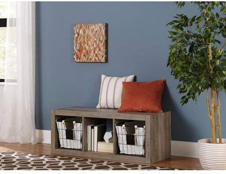 White 4-Cube Storage Cabinet Bookshelf P14985