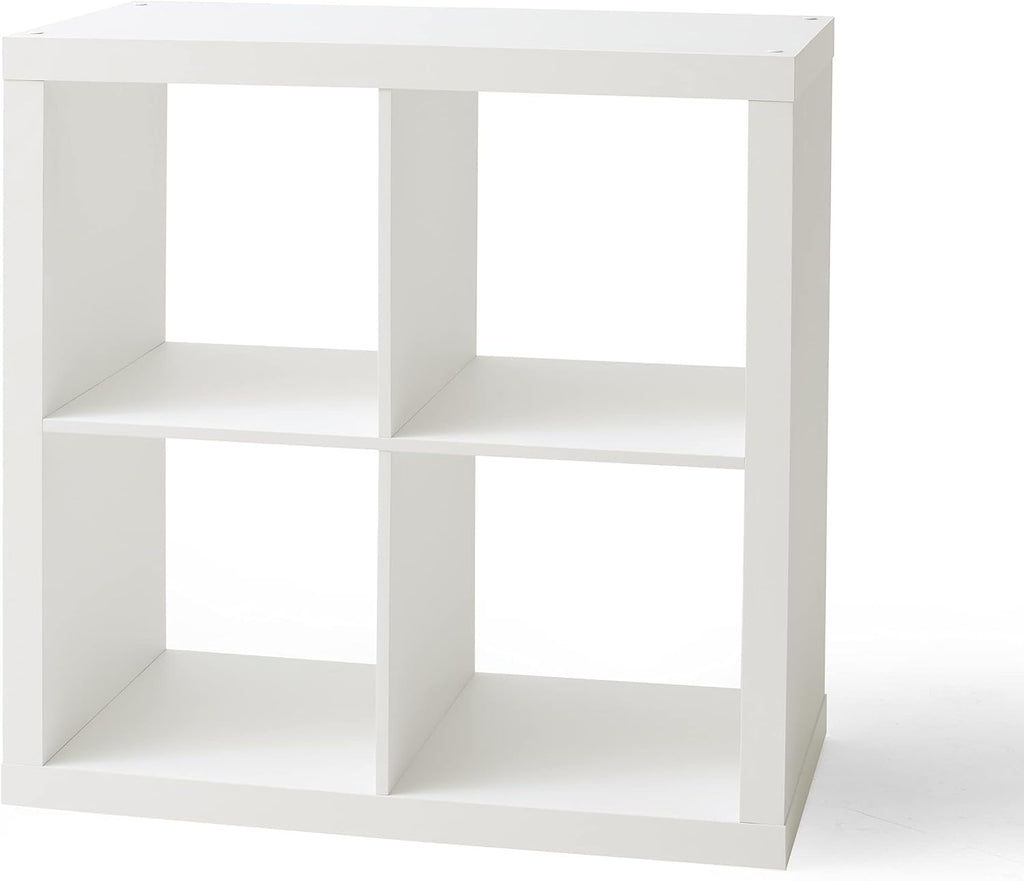 White 4-Cube Storage Cabinet Bookshelf P14985