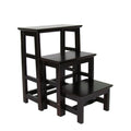 Dark Brown Wooden 3 Step Folding Table M929
