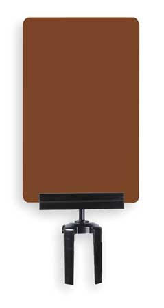 Acrylic Sign Brown Please Wait Here D292