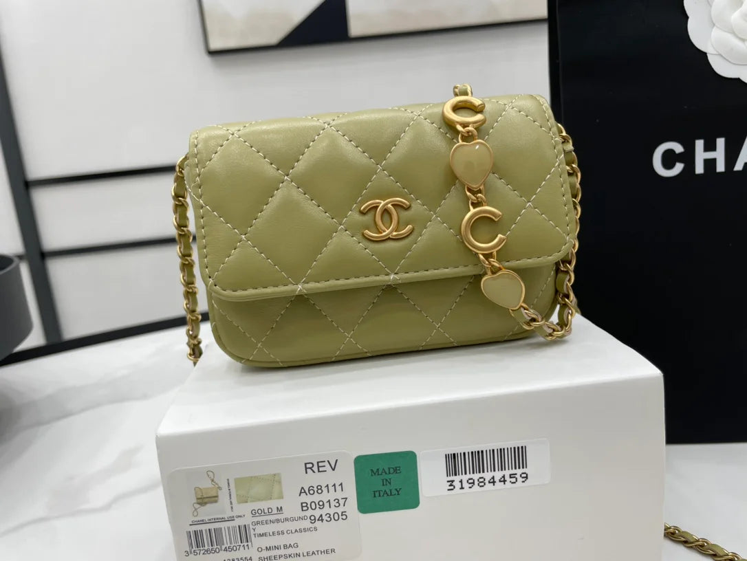 Distressed Green Women's Bags E514