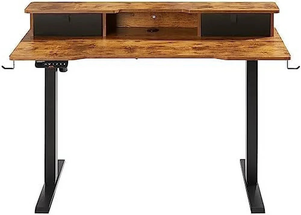 Electric Standing Desk 55.1 x 27.6 Brown E81602