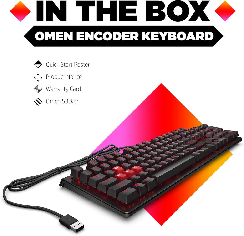 Customizable Mechanical Gaming Keyboard with Cherry MX Red Keys Z90925