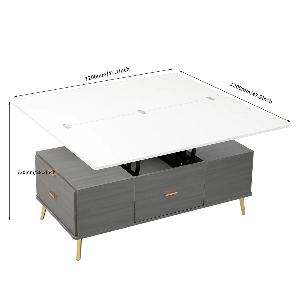 Double Lift Top Coffee Table with 4 Drawers G90996