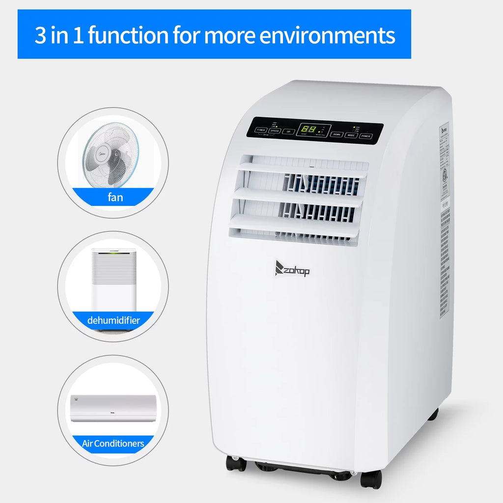 White Portable Air Conditioner X658438