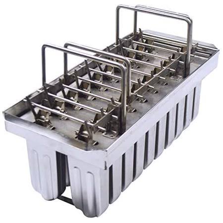 Popsicle Molds Ice Pop Maker Round Head Double Slot 85ml 20pcs H10701