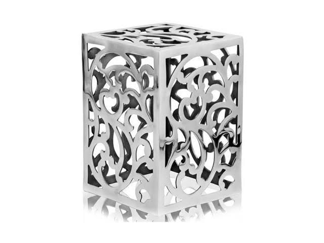 Paisley Square Stool O166