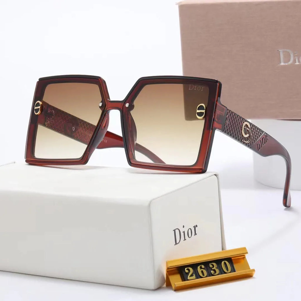Rhombus Print Polarized Sunglasses Q8554