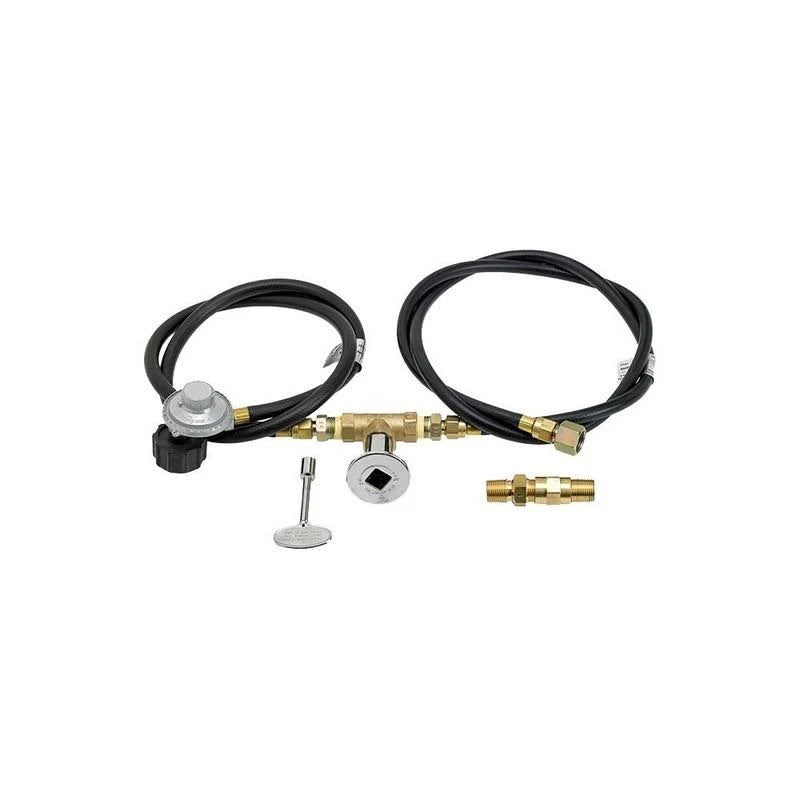 36x22 Square Drop-In Pan with Spark Ignition Kit Propane Fire Pit Ring F4424