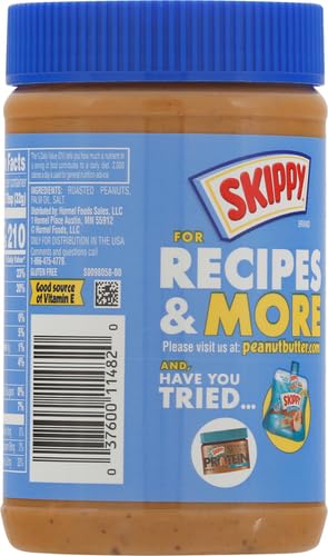 Chunky Peanut Butter Spread No Sugar Added, 16 Ounce (Pack of 12) Q39712