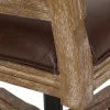 Dark Brown Faux Leather Swivel Office Chair M2789