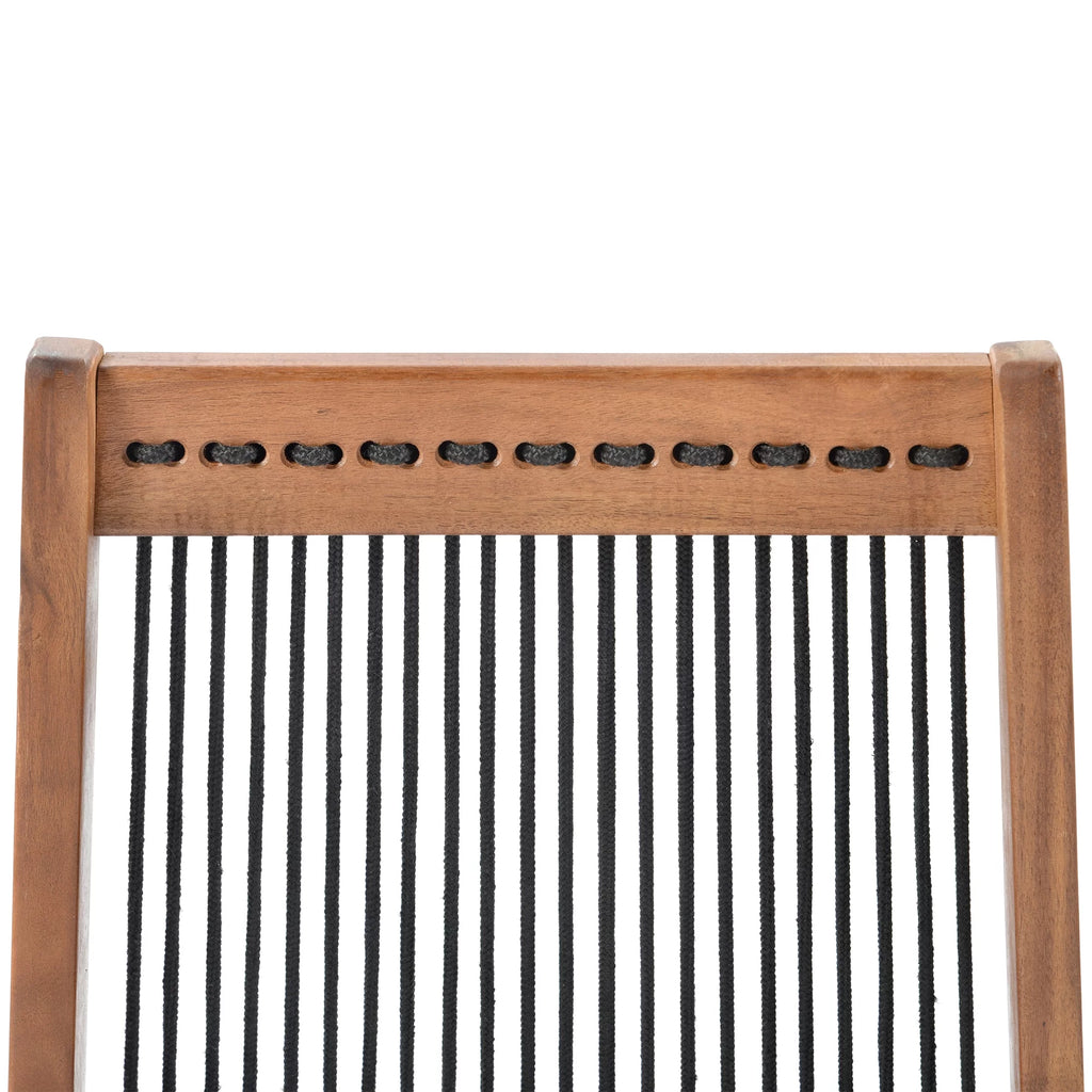 Folding Wood Chair with Backrest O9461