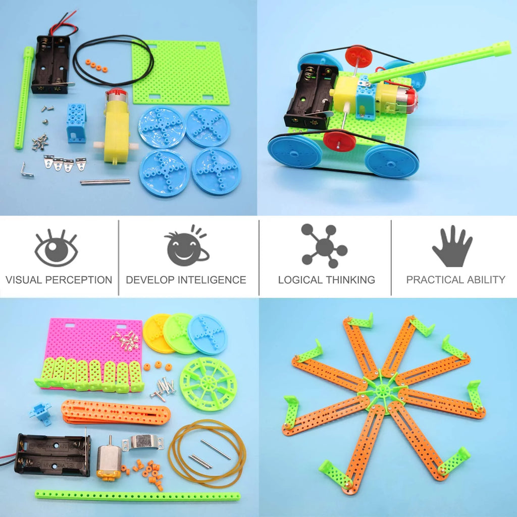 5 Set STEM Kit Electronic Assembly Robotic Kit F62846