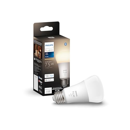 75W A19 White and Color Ambiance LED Smart Bulb Pack of 4 C44378