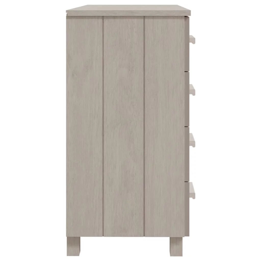 White Solid Wood Pine Sideboard A51679