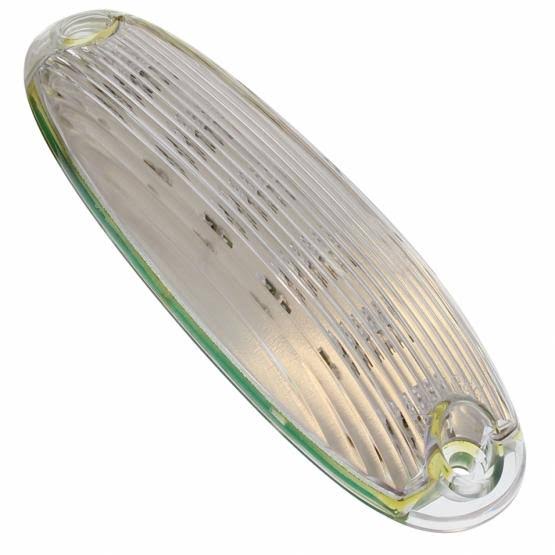 6 LED Cab Lights Amber Clear Lens R2510