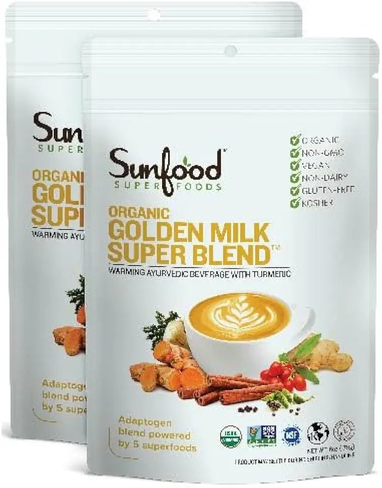 Organic Golden Milk Turmeric Latte Blend 6 oz 2-Pack R149241
