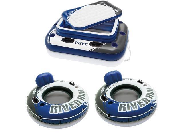 72 Can Cooler and 1 Person Inflatable Raft (3 Pack) F469837