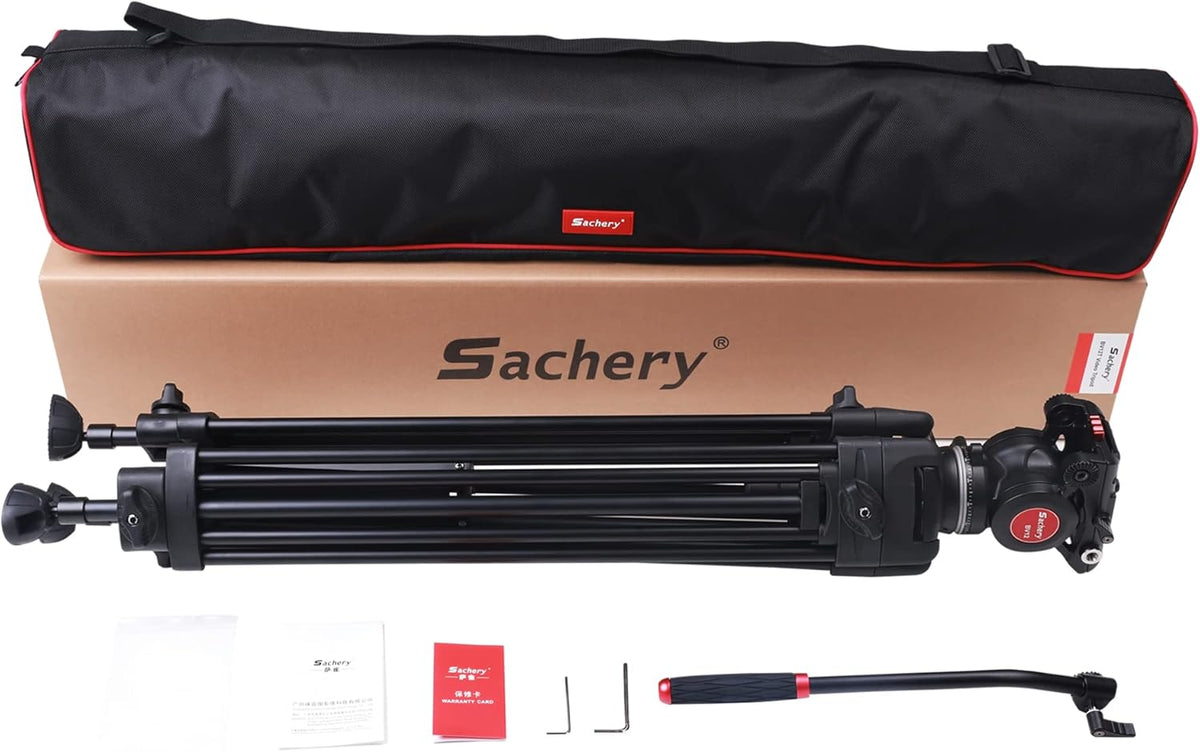 72 inch Aluminum Video Tripod with Fluid Head A49955