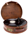 Wooden Suitcase Turntable With Bluetooth X3148