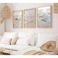 Beach Wall Art Canvas Prints Unframed 12x16 Inch Set of 3 D2170