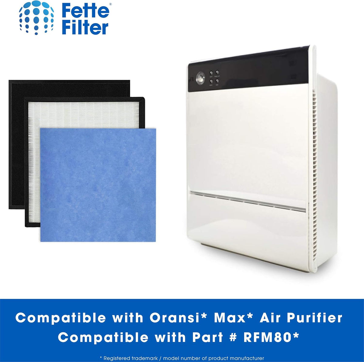 Replacement Filter Set Compatible with Oransi Max Air Purifier I655