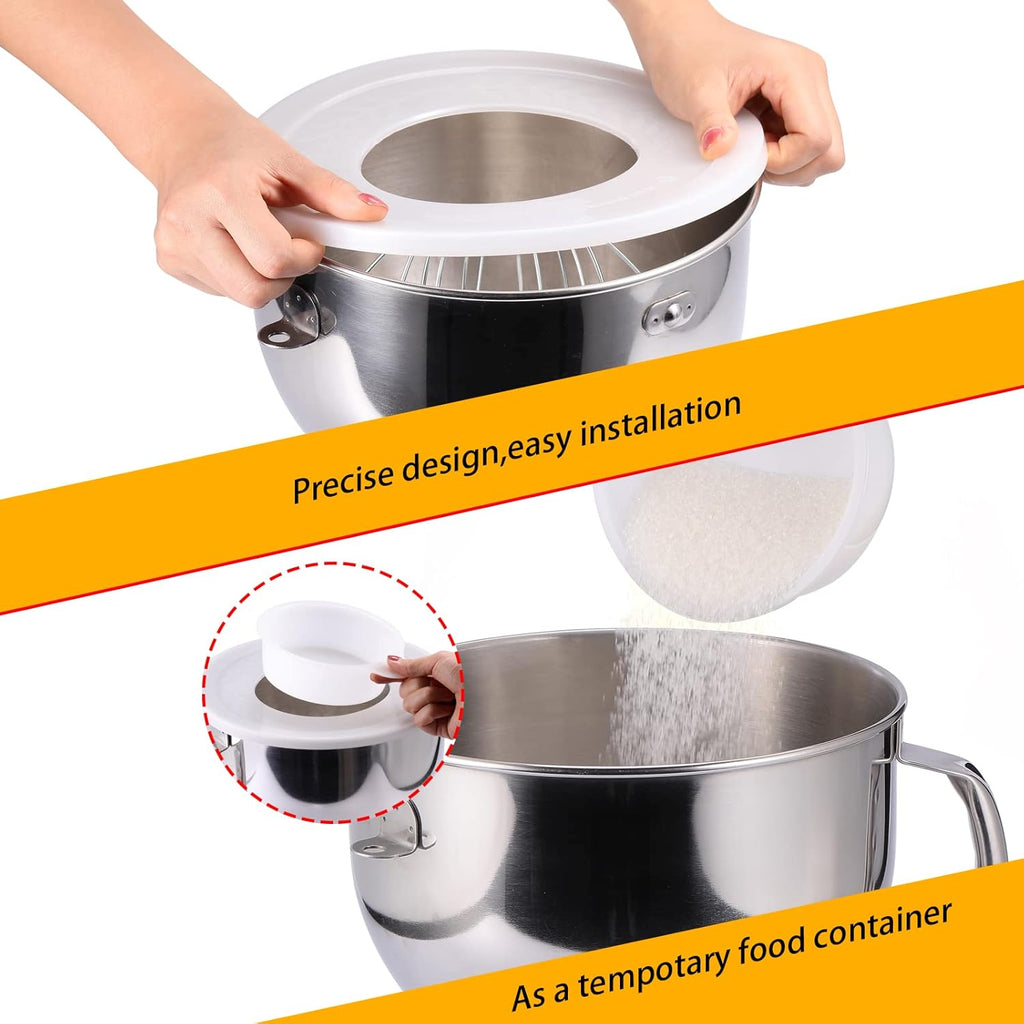 2 Pack Mixer Bowl Lid Covers for KitchenAid 5.5-6 Quart Bowls Z5470