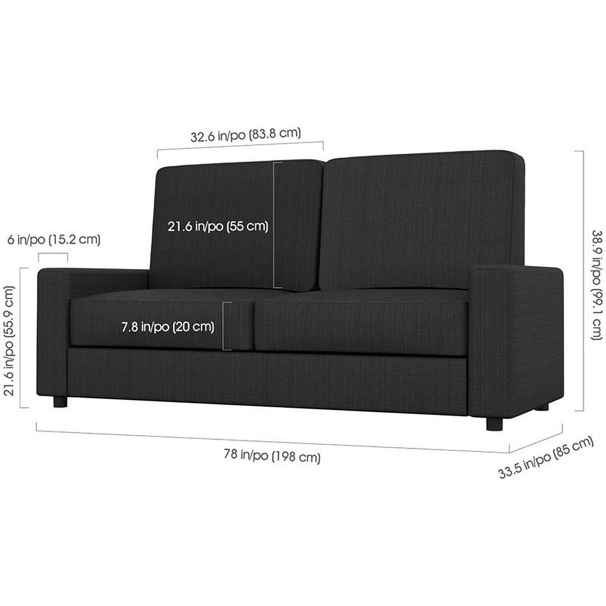 White Gray Wood Queen Murphy Bed with Sofa K591417