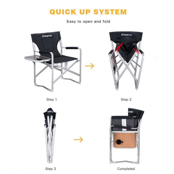 Aluminum Folding Director Chair W38249
