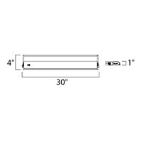 30 inch Satin Nickel Under Cabinet B93261