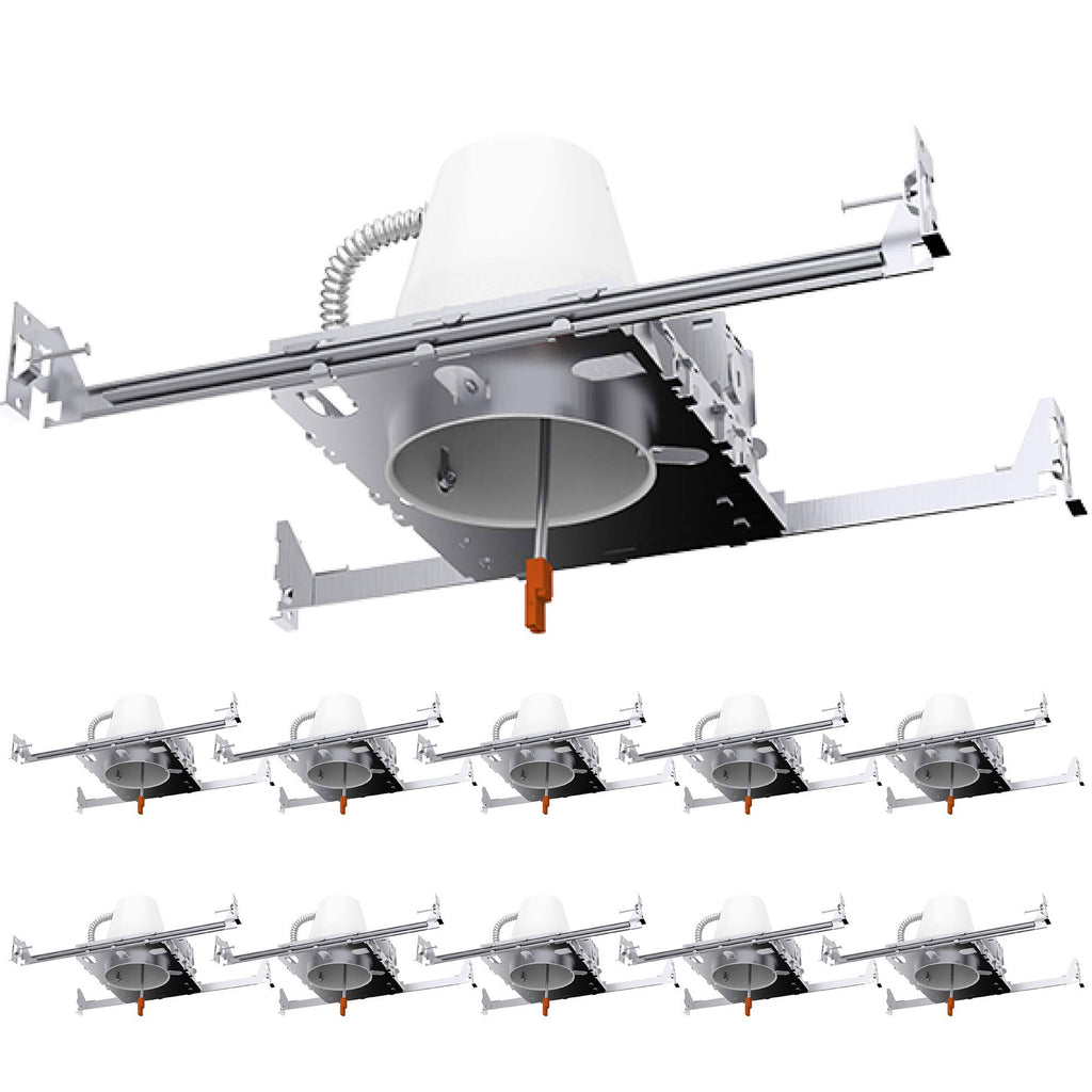 10 Pack 4x22 LED Can Recessed Light Housing I54165