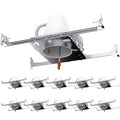 10 Pack 4x22 LED Can Recessed Light Housing I54165