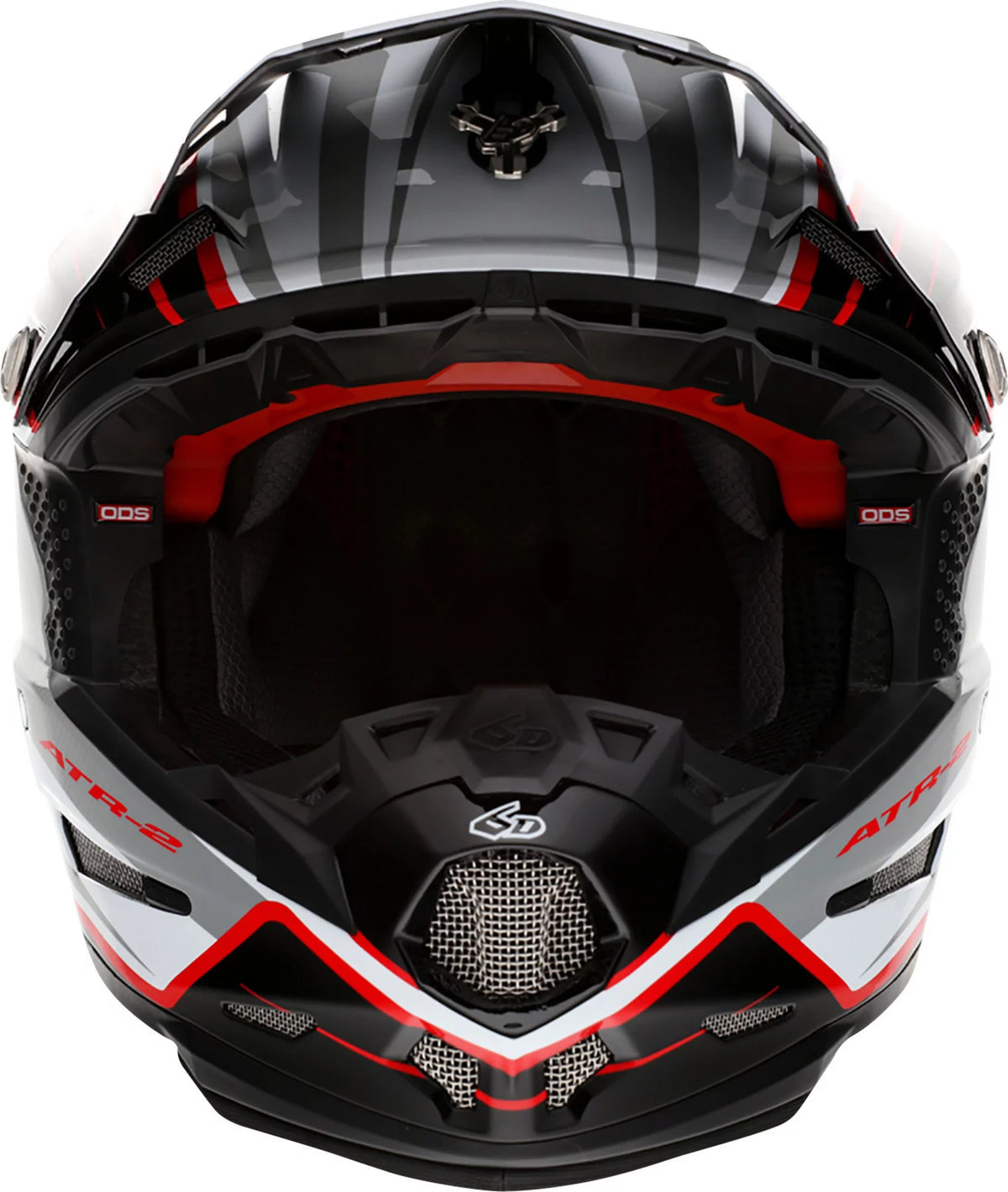 White Red Medium Helmet J811