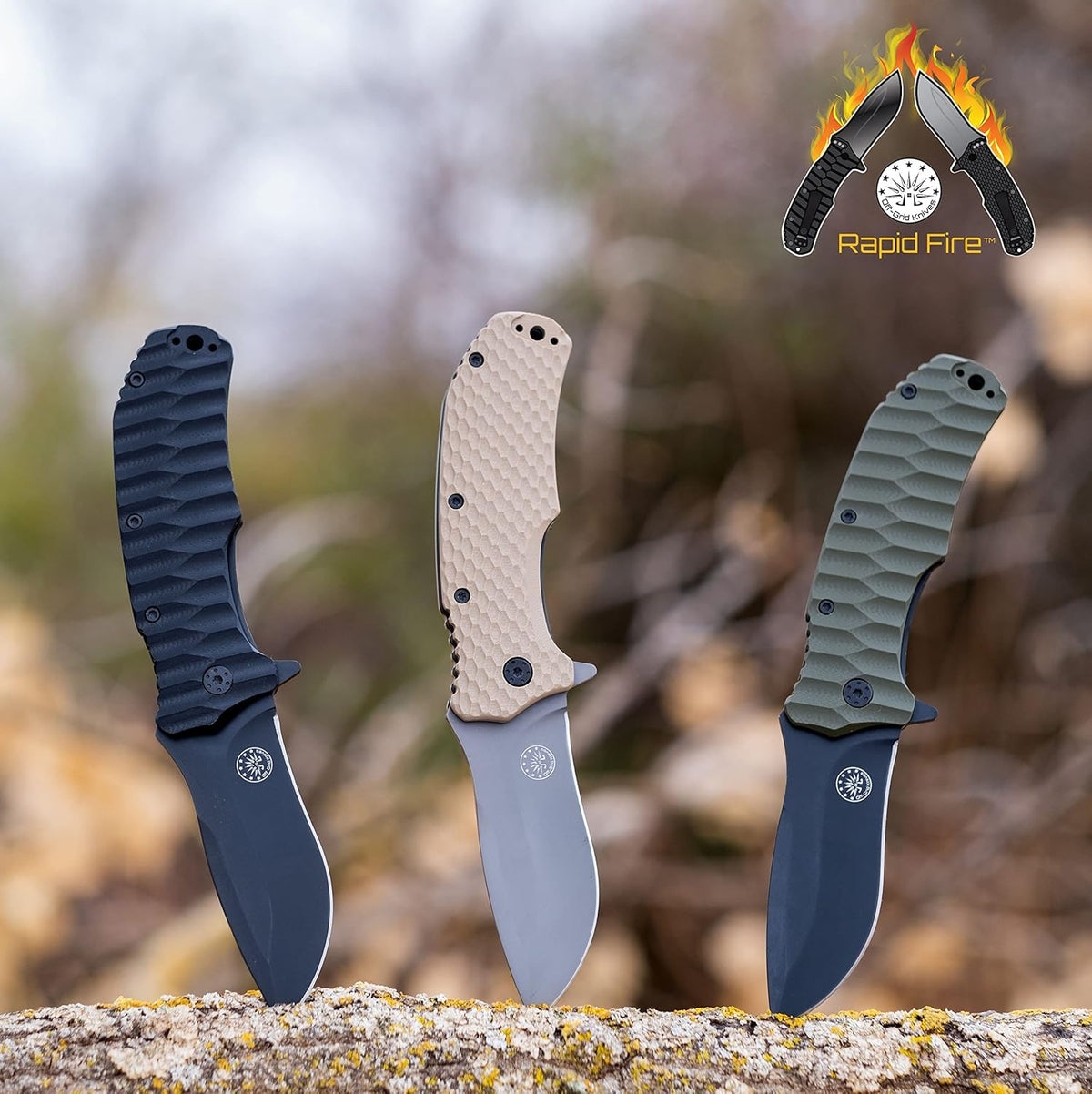 Large Folding Knife with G10 Scales T598005