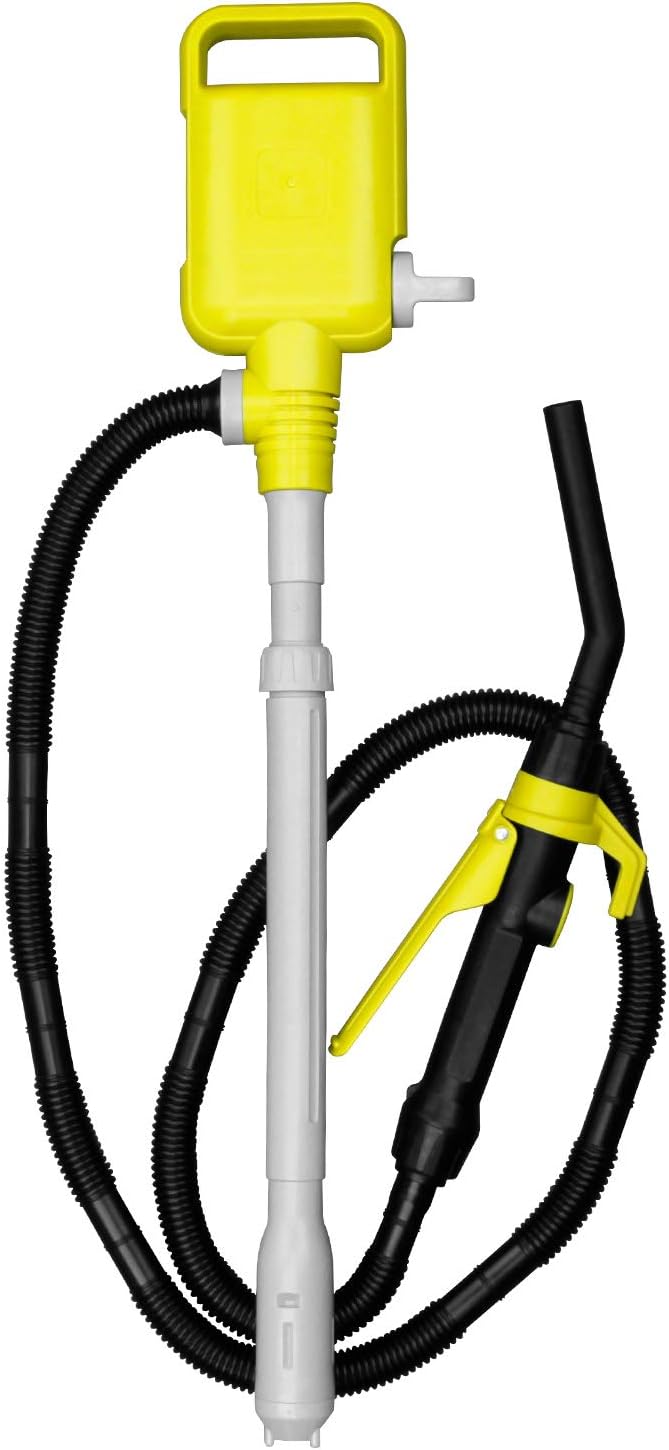 Fuel Transfer Pump with Flexible 4.1ft Hose, 8.5 Liter/Min, Pack of 2 D4249