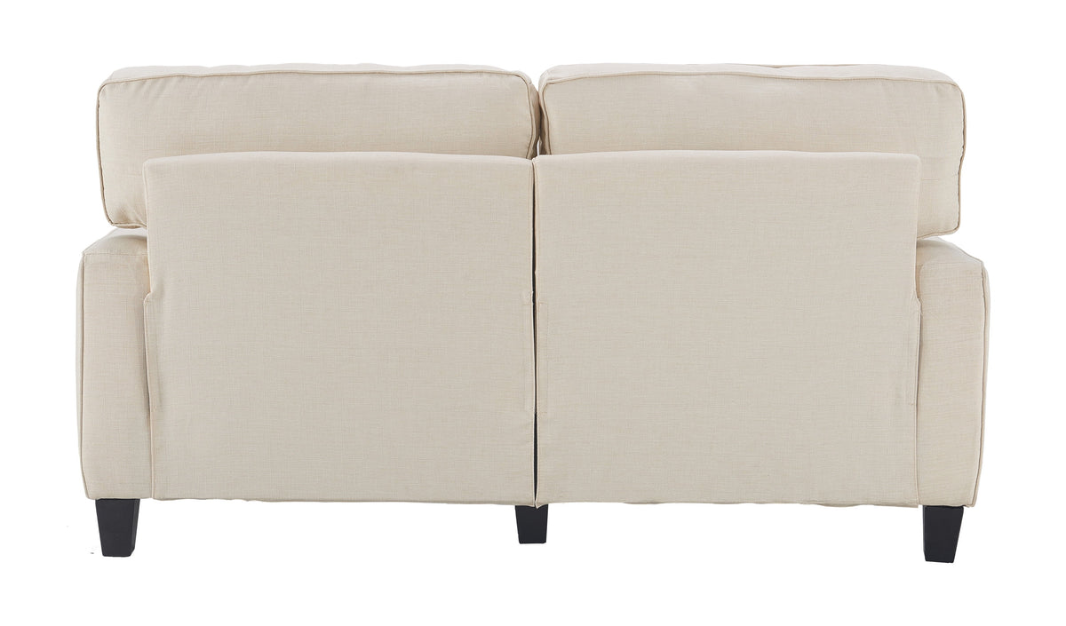 Buttercream Fabric Loveseat W3441