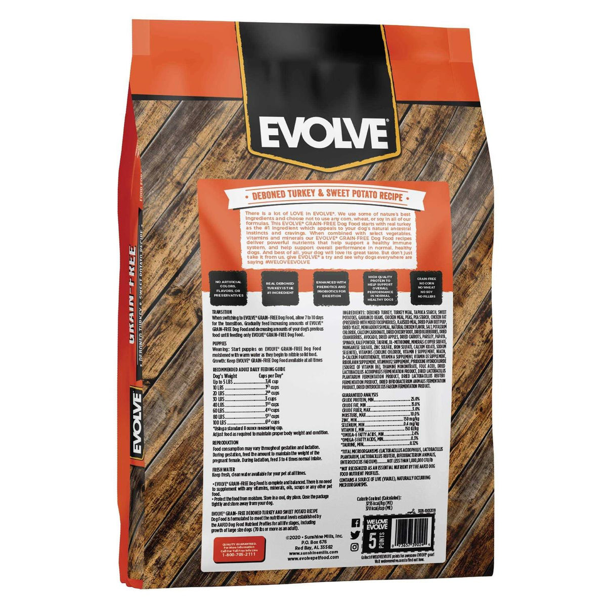 Grain Free Turkey and Sweet Potato Dog Food X28535