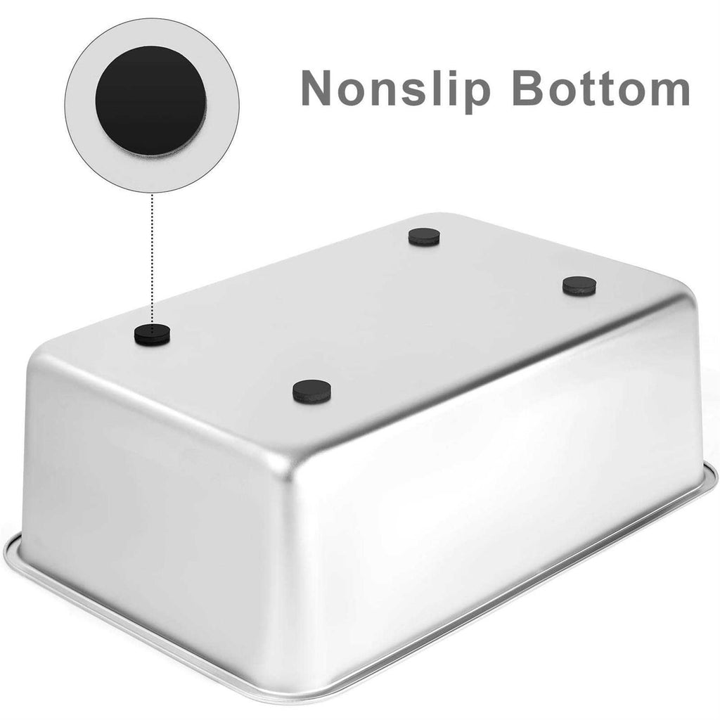Stainless Steel Litter Box with 8in High Sides Y310