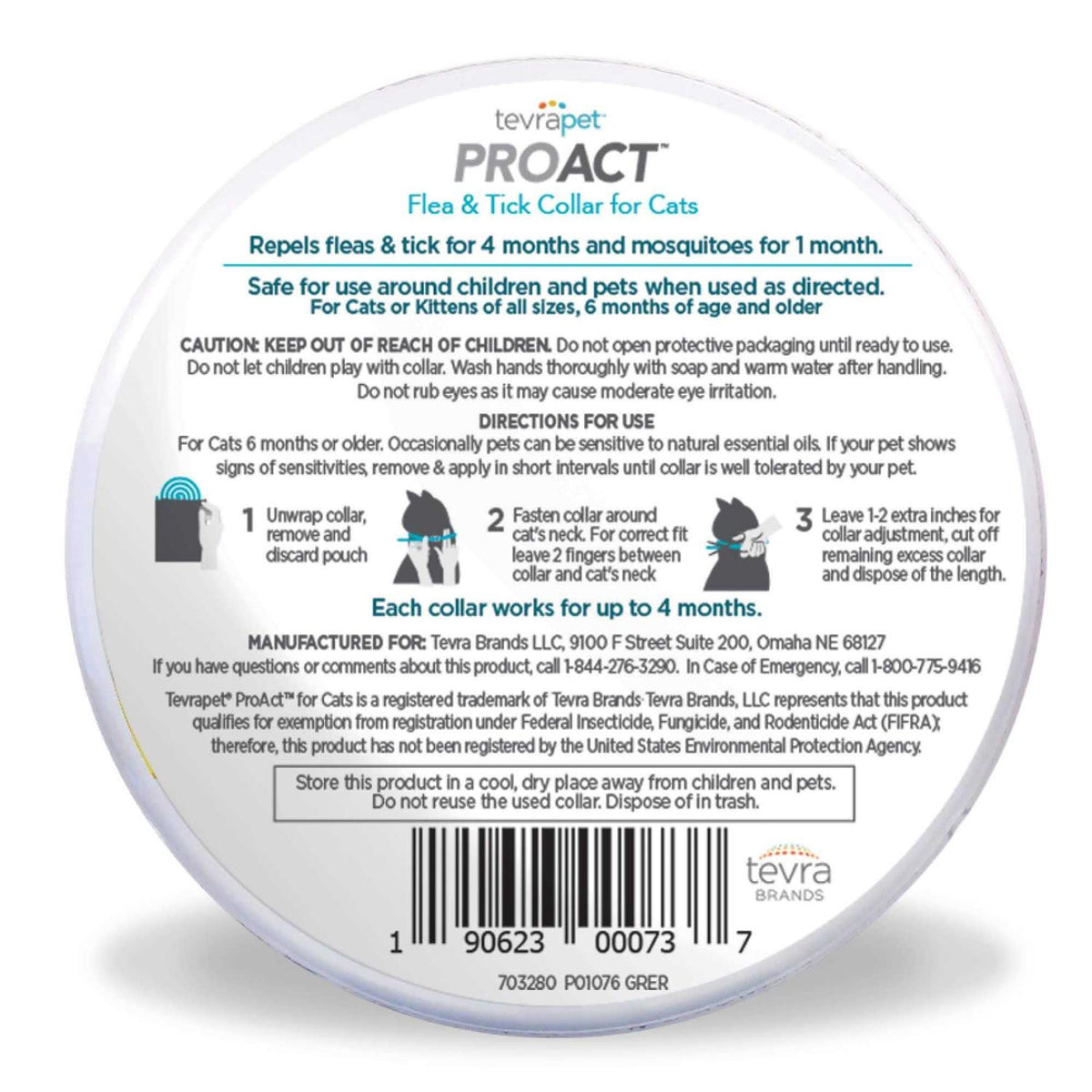 Flea & Tick Collar for Cats R841795